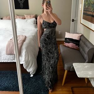 Cut-out maxi dress